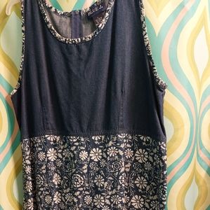 Denim dress EUC